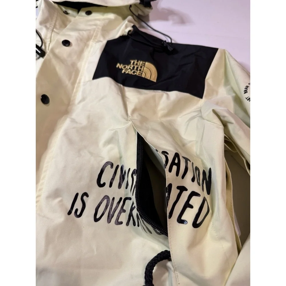 Brain Dead The North Face -Civilization Is Overrated Parka Jacket Sz Medium Rare